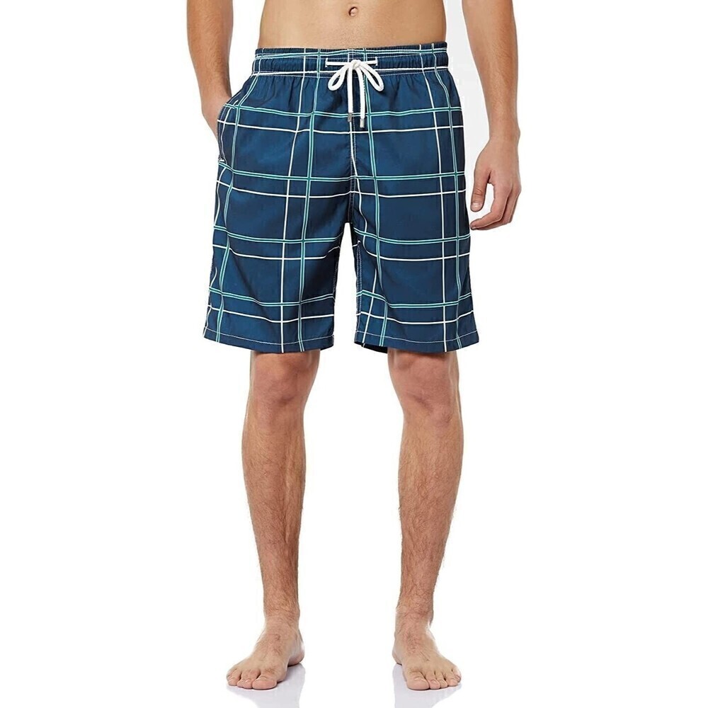 Kailua Surf Mens Swim Trunks Small Blue White Board Shorts Beach Summer New‎
